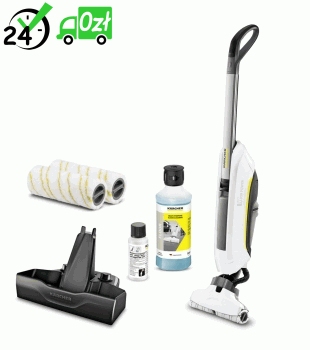 Mop akumulatorowy Karcher FC 5 Premium Home Line (460 W / 500 obr. / 20 min.) Bezprzewodowy + Wałki + RM 536