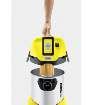 Odkurzacz uniwersalny Karcher WD 3 Premium Battery (300 W | 17 l | DN 35) Odkurzacz bezprzewodowy Karcher