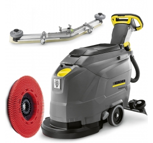 Szorowarka kompaktowa Karcher BD 43/35 C Ep (1720 m²/h | 2,7 l/min | 35 l) + BELKA SSĄCA ŁUKOWA