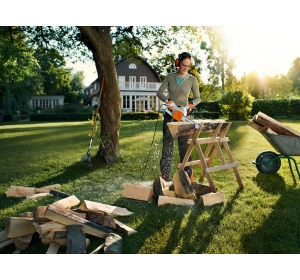 Pilarka elektryczna Stihl MSE 141 C-Q + KLIN DO DRZEWA, moc 1400 W, prowadnica 35 cm