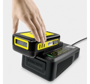 Szybka ładowarka + bateria 18 V / 2.5 Ah do urządzeń akumulatorowych Karcher