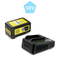 Szybka ładowarka + bateria 18 V / 5 Ah do urządzeń akumulatorowych Karcher