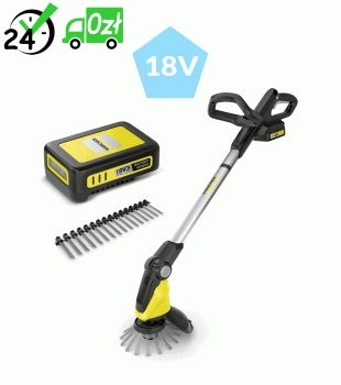 Wycinak do chwastów Karcher WRE 18-55 Battery SET (18 cm | 18 V | 2300 - 2800 obr./min) Zestaw z akumulatorem i ładowarką
