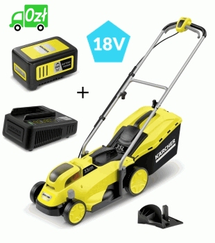 LMO 18-33 Battery Kosiarka akumulatorowa Karcher zestaw z akumulatorem i ładowarką