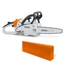 Bardzo lekka pilarka Stihl MS 151 C-E + KLIN DO DRZEWA GRATIS, spalinowa moc 1,5 KM silnik 2-MIX