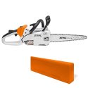 Bardzo lekka pilarka Stihl MS 151 C-E Carving + KLIN DO DRZEWA GRATIS, spalinowa moc 1,5 KM silnik 2-MIX