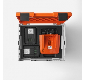 Pojemnik na akumulatory BOX S, systemu AP Stihl