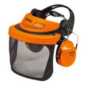 Osłona twarzy/słuchu z nylonową siatką G500, przyłbica Stihl