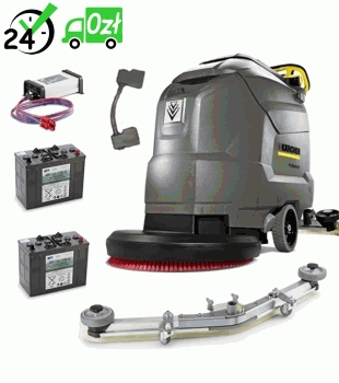 BD 50/50 C Bp Classic szorowarka Karcher + listwa ssąca + akumulatory Karcher + ładowarka