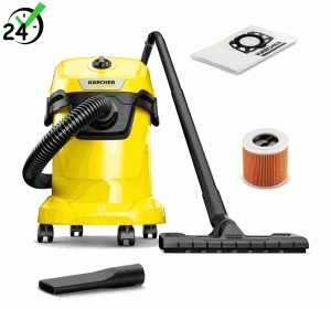 Odkurzacz uniwersalny Karcher WD 3 V-17/4/20 (1000 W | 17 l | DN 35) Domowo-warsztatowy na sucho/mokro