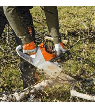 Pilarka akumulatorowa Stihl MSA 70 C-B + 2x akumulator AK 30 + ładowarka AL 101 + KLIN DO DRZEWA