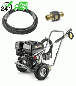 HD 8/23 G Classic Benzyna (230bar, 800l/h) profesjonalna myjka spalinowa Karcher + Wąż 20 m + Złączka