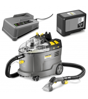 Urządzenie ekstrakcyjne Karcher Puzzi 9/1 Bp Pack (575 W | 550 W | 6 A) Profesjonalny odkurzacz piorący bateryjny