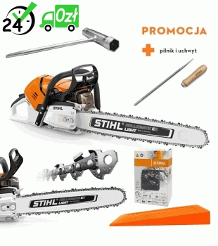 Pilarka spalinowa Stihl MS 400 C-M (4 KM) z ES Light i Hexa + klin do obalania drzew Pilarka spalinowa Stihl MS 400 C-M (4 KM) z ES Light i Hexa + klin do obalania drzew