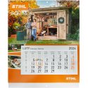 Kalendarz ścienny na rok 2024 Stihl