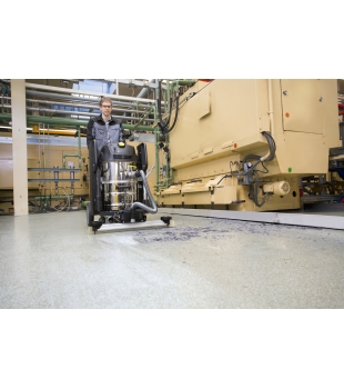 Odkurzacz przemysłowy Karcher IVC 60/24-2 Ap (60 l / 254 mbar / 2,4 kW) + redukcja + wąż + kolanko + rura + ssawki