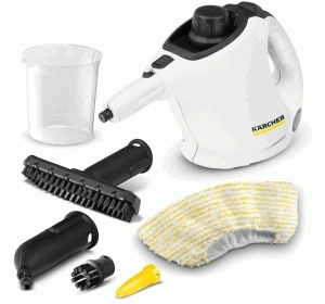 Parownica Karcher SC 1 (1200 W / 20 m² / 3 bar) Domowa parownica do kuchni i łazienki