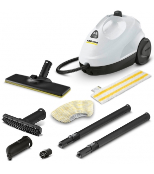 Parownica Karcher SC 2 EasyFix (1500 W / 75 m² / 3,2 bar) Biała parownica do domowego użytku + dysza