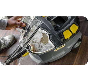 Puzzi 8/1 Adv Karcher (1200 W / 270 mbar / 71 l/s) Profesjonalny odkurzacz piorący 