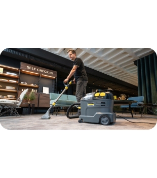 Odkurzacz piorący Puzzi 8/1 Adv Karcher (1200 W / 270 mbar / 71 l/s) Profesjonalne urządzenie ekstrakcyjne