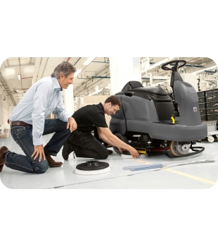 Szorowarka kompaktowa Karcher B 90 R Classic Bp (3,5 h / 3,5 l/min / 90 l) Z fotelem operatora