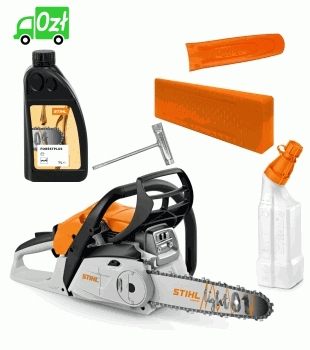 Pilarka Stihl MS 172 C-BE 1,9 KM + Olej ForestPlus + Butelka na mieszanke