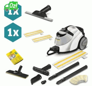 Parownica Karcher SC 5 EasyFix (2250 W / 150 m² / 4,2 bar) Najsilniejsza parownica domowa