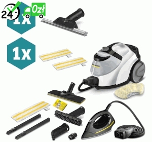 Parownica Karcher SC 5 EasyFix (2250 W / 150 m² / 4,2 bar) Najsilniejsza parownica domowa