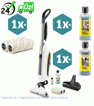 Mop elektryczny Karcher FC 5 Premium Home Line (500 obr. / 460 W / 30 cm) + zapasowe wałki!