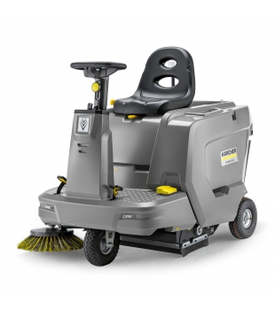 Karcher KM 85/50 R Bp (5100 m²/h / 50 l / 6 km/h) Zamiatarka z fotelem dla operatora z trakcją