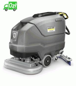 Szorowarka kompaktowa Karcher BD 80/100 W Bp Classic (4000 m²/h / 5 h / 100 l) + 2x AKUMULATOR + PROSTOWNIK + LVA + ZŁĄCZKA