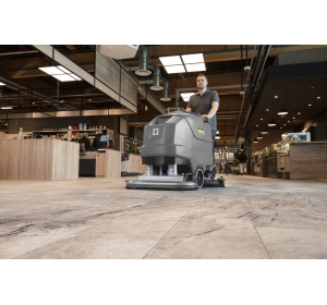 Szorowarka kompaktowa Karcher BD 80/100 W Bp Classic (4000 m²/h / 5 h / 100 l) + 2x AKUMULATOR + PROSTOWNIK + LVA + ZŁĄCZKA