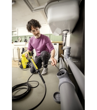 PC 15 Wąż do kanalizacji z wymiennymi dyszami 15m do myjek K2 - K7o czyszczenia rur, dł. 15 m, Karcher