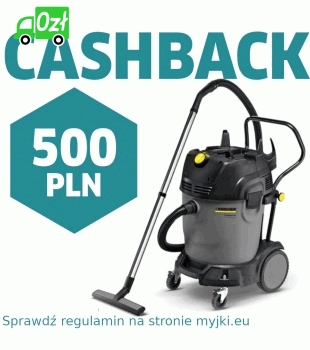 Karcher NT 65/2 Tact² (2760 W / 65 l / DN 40) Profesjonalny odkurzacz z funkcją zbierania wody