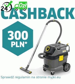 Karcher NT 30/1 Tact L (1380 W / 30 l / DN 35) Profesjonalny odkurzacz z funkcją zbierania wody