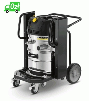 Odkurzacz przemysłowy Karcher IVC 60/24-2 Tact² (60 l / 254 mbar / 2,4 kW) Mocny i wydajny odkurzacz do pyłów