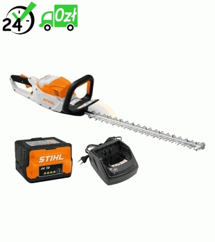 HSA 60, Lekkie nożyce akumulatorowe do żywopłotu + AK 10 + AL 101