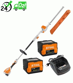 STIHL HLA 56 Nożyce akumulatorowe na wysięgniku (2x AK 20 + AL 101, listwa 47 cm)