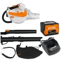 SHA 56 Stihl + AK 20 + AL 101 Dmuchawa - odkurzacz ogrodowy akumulatorowy 