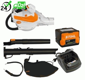 SHA 56 Stihl + AK 20 + AL 101 Dmuchawa - odkurzacz ogrodowy akumulatorowy 