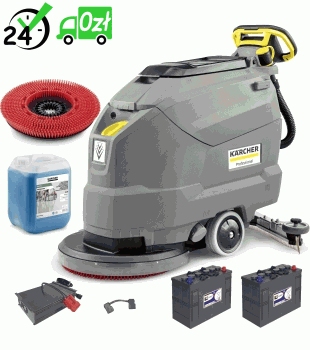 KARCHER BD 50/50 C Bp Classic (2040 m²/h / 2,3 l/min / 50 l) Szorowarka akumulatorowa KARCHER BD 50/50 C Bp Classic (2040 m²/h / 2,3 l/min / 50 l) Szorowarka akumulatorowa