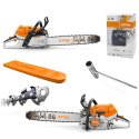 Pilarka spalinowa Stihl MS 400 C-M (4 KM) z ES Light i Hexa + klin do obalania drzew