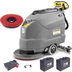 BD 50/50 C Bp Classic szorowarka Karcher + listwa ssąca + akumulatory + ładowarka