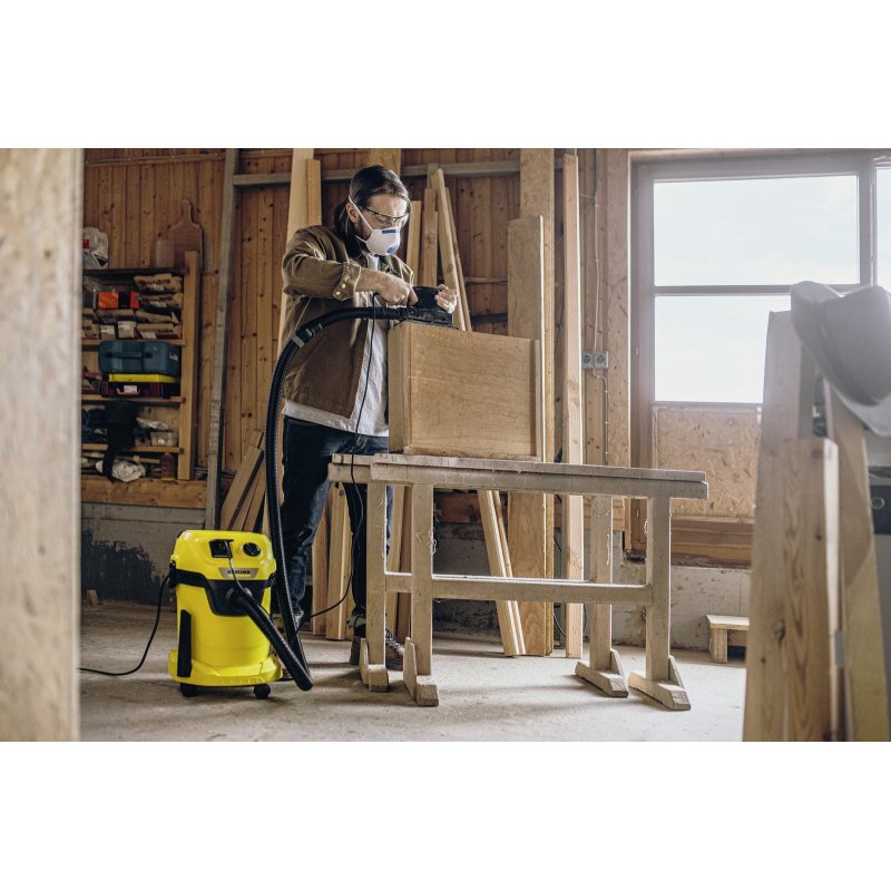 Karcher WD 3 P V-19/4/20, Odkurzacz Domowo-warsztatowy na sucho/mokro