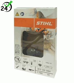 Łańcuch Stihl 1/4" P, 1,1 mm, 64 ogniw, na prowadnicę 30 cm, PM3