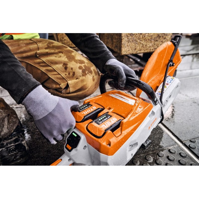 STIHL TSA 500 b, (72 V, 5 kW, tarcza 350 mm) Akumulatorowa przecinarka do betonu