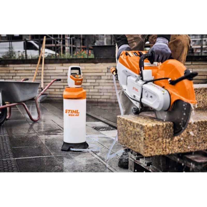 STIHL TSA 500 b, (72 V, 5 kW, tarcza 350 mm) Akumulatorowa przecinarka do betonu