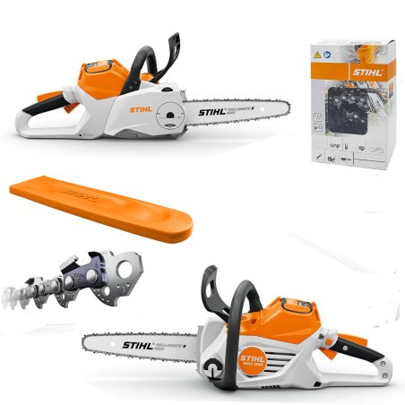 STIHL MSA 160 C-B (1200 W, 36 V, prowadnica 30 cm) + AP 200 + AL 301 + FOREST