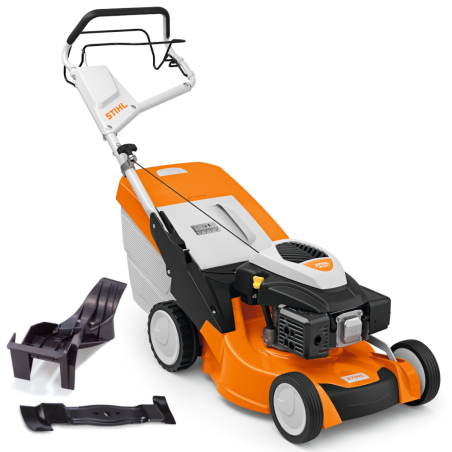 STIHL RM 650 T (48cm, moc 3,5 KM, 70l) mocna, wielofunkcyjna kosiarka spalinowa z napędem