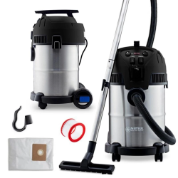 Nilfisk MULTI II 30 T Inox VSC BLACK EDITION (1400W, 21kPA, 30L) Odkurzacz Domowo-Warsztatowy